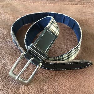 BAKER plaid belt! Womens M